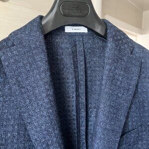 Boglioli Wool and Cashmere Navy K-Jacket